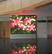湖南某單位P4室內(nèi)全彩顯示屏